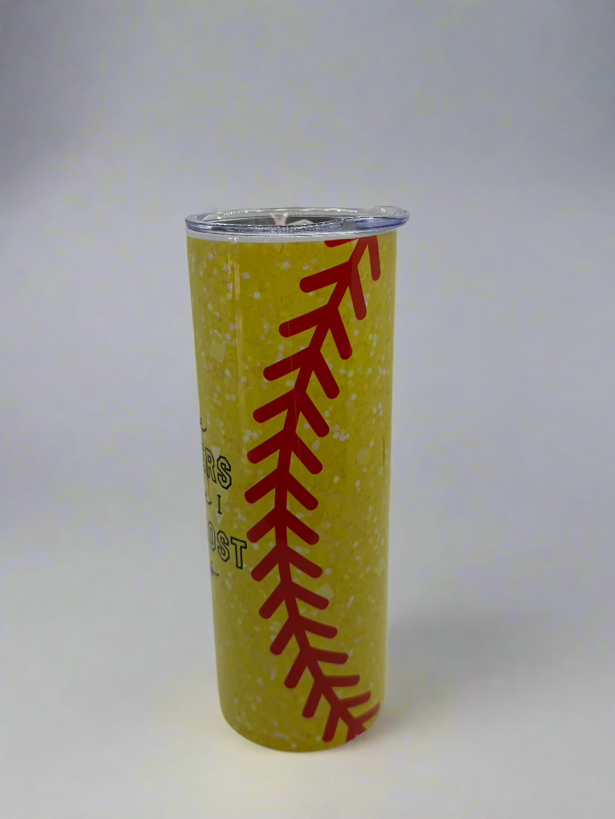 On The Bleachers - Softball Tumbler