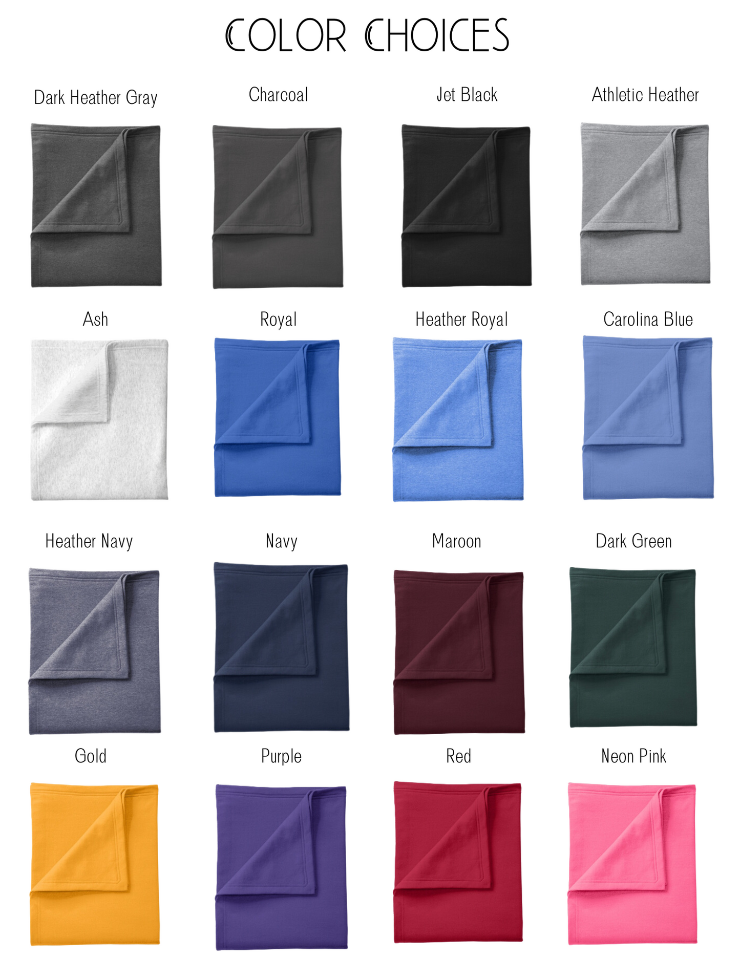 Custom Sweatshirt Blanket