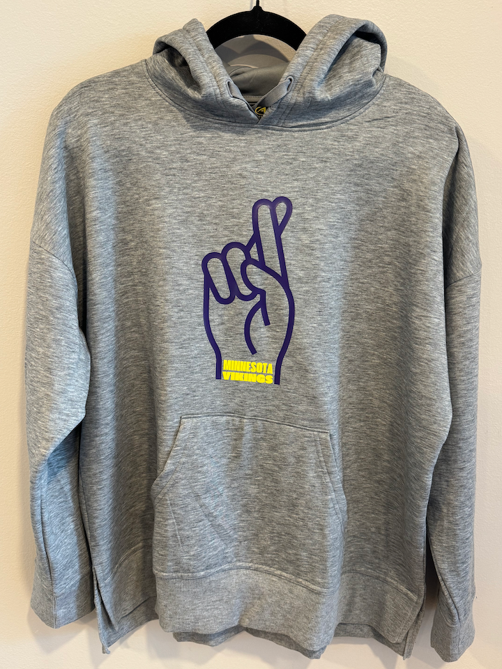 Cross Your Fingers Vikings Shirt
