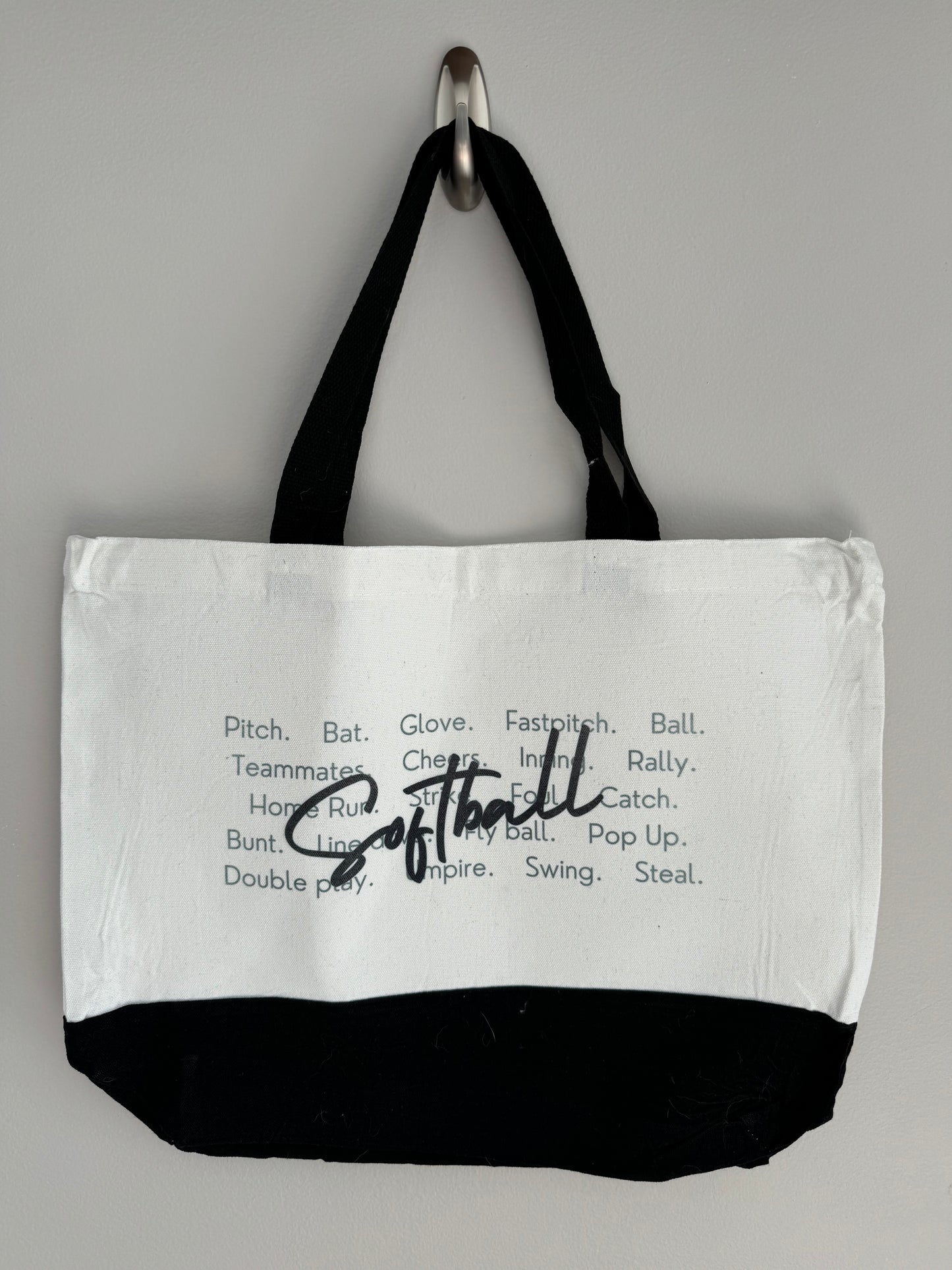 Softball Tote Bag