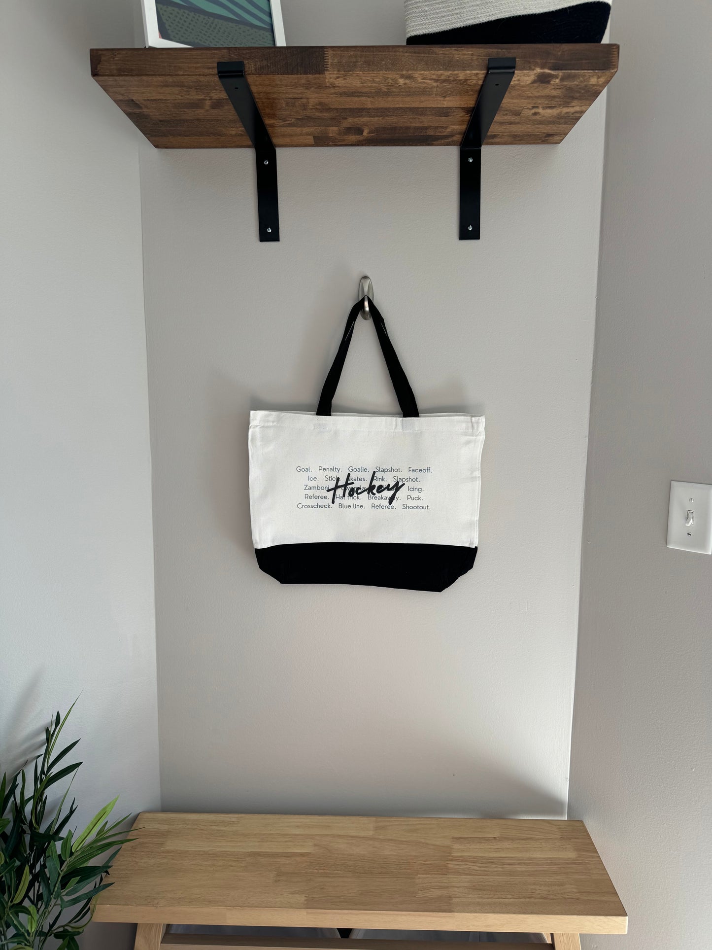 Hockey Tote Bag