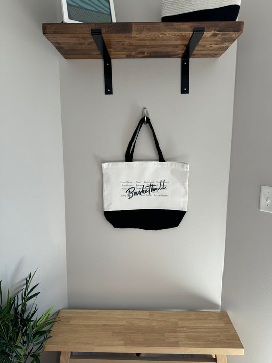 Basketball Tote Bag