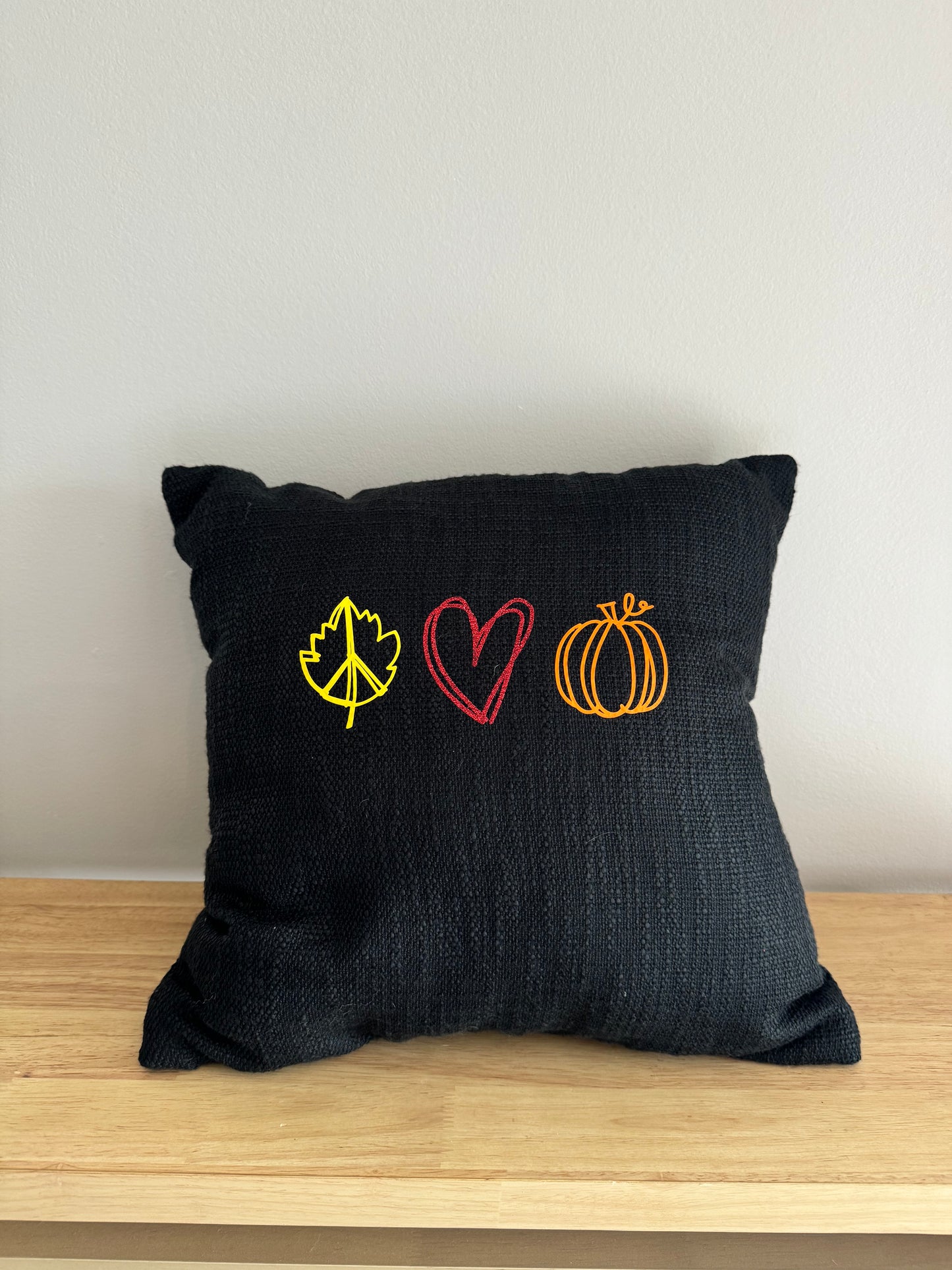 Peace Love & Pumpkins Pillow